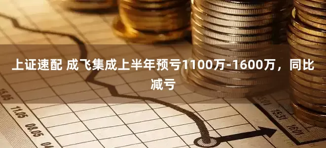 上证速配 成飞集成上半年预亏1100万-1600万，同比减亏